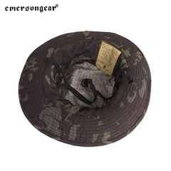 EMERSONGEAR boonie hat interior map pouch inside for quick navigation access