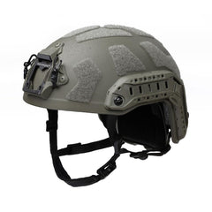 Emersongear Fast SF helmet front view highlights lightweight protection with headset compatibility.