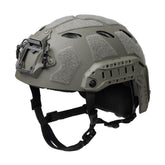 EmersonGear Fast SF helmet front view showing headset-ready cutout for easy wear