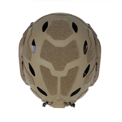 Emersongear Fast SF Ultra High Cut Helmet headset slot closeup demonstrates headset compatibility.