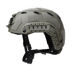 EmersonGear Fast SF helmet side view highlighting shock-resistant ABS body