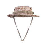 EmersonGear tactical boonie hat camo front view for sun protection and concealment.
