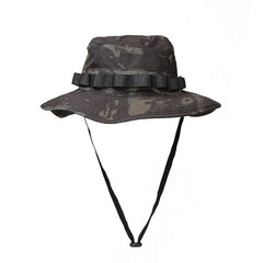 EMERSONGEAR tactical boonie hat front view shows camouflage-ready silhouette for outdoor use