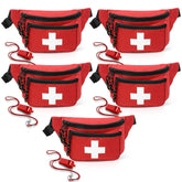 EMS XTRM lifeguard fanny pack front view with cross logo for quick access