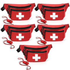 EMS XTRM lifeguard fanny pack front view with cross logo for quick access
