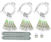 End Game Deep Drop Tilefish Rig with glow squid for deepwater bites