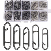 ENERHIKE 200pcs Fishing Power Clips box with assorted sizes