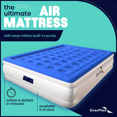 EnerPlex built-in pump setup shown for fast inflation and easy use