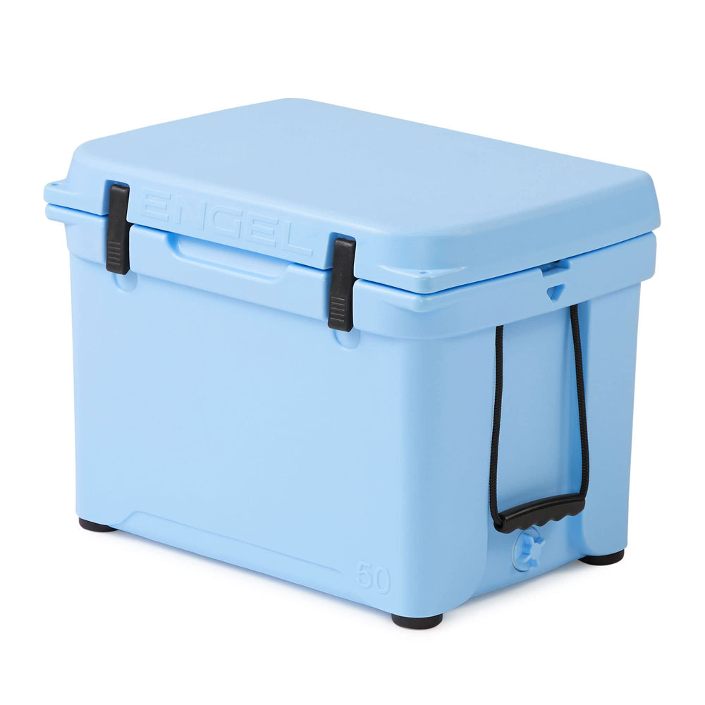 Engel ENG50 ice-retention in rugged campsite.