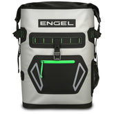 Engel BP25-LG roll-top open for quick access to drinks and snacks