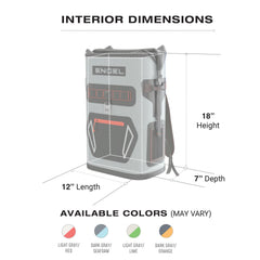 Engel BP25-LG side-pocket storage adds convenient external gear space.