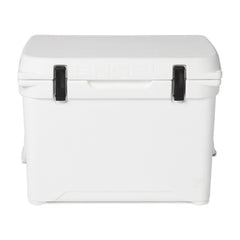 Engel ENG50 cooler demonstrates durable rotomolded construction for rugged use.