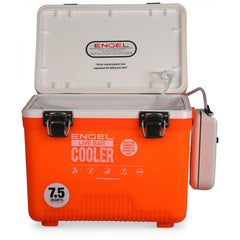 ENGEL hard-shell body with stainless latches withstands rugged fishing conditions
