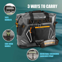 Engel HD20 features leak-proof seams for mess-free lakeside sessions.