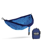 ENO DoubleNest packed in its compact sack for easy carry and quick setup