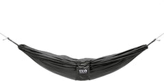 ENO Underbelly Gear Sling positioned below the hammock for easy access and clean gear.