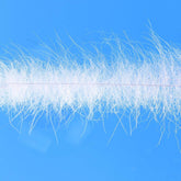 Enrico Puglisi Ep Foxy Brush 1.5 Wide UV White front view for small fly collars.