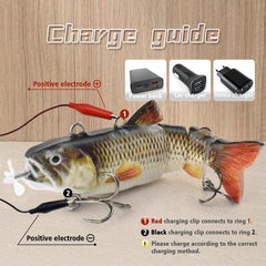 Enthowother robotic fishing lure LED light attraction visible in low-light conditions
