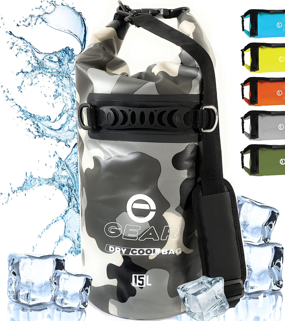 enthusiast gear floating cooler bag on water during kayak trip keeps drinks cool