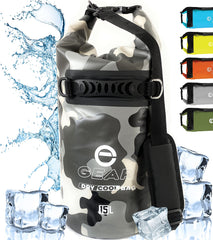 enthusiast gear floating cooler bag on water during kayak trip keeps drinks cool