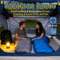 Eolzzi winter-ready tent floor protects against snow and wind.