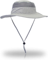 Main view of EONPOW fishing hat in light gray