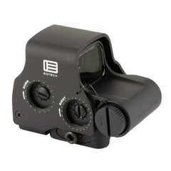EOTECH EXPS3 lens closeup highlighting clear glass for precise aiming in variable light.