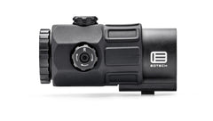 EOTECH G45 close-up lens highlights crisp optics for precise aiming.