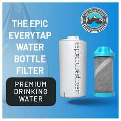 Epic EveryTap USA-made filter in lab setting highlighting rigorous testing