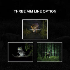 EQUEEN Night Vision Monocular 10x digital zoom helps inspect distant targets with crisp detail.