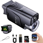 EQUEEN Night Vision Monocular with 850nm IR for clear darkness surveillance and hunting prep.