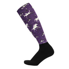 Equine Couture Ladies OTC Boot Socks seamless toe prevents irritation during movements.