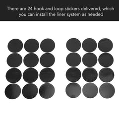 equlup inner liner kit provides soft padding for a more comfortable helmet experience.