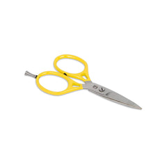 Ergo Prime Scissors 5 inch yellow handles, ergonomic design, hand-honed in the USA