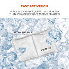 Ergodyne Chill-Its 6483 neck gaiter pocket shows compatibility and comfort