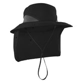 Ergodyne Chill Its 8934 Ranger Hat front view with wide brim for sun protection.