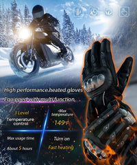 ERKEQN heated gloves with carbon fiber heating delivers consistent warmth