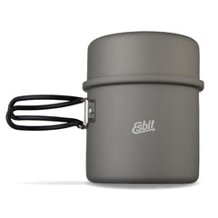 Esbit ESPT1000HA pot assembled for camping and outdoor cooking