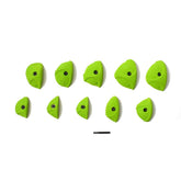 Escape Climbing 10-Hold Crimp Pack front view shows varied grips for indoor training