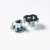 Escape Climbing 50 T-Nuts pack close-up showing durable zinc-plated hardware