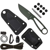 ESEE Izula knife in olive drab with compact fixed blade for field tasks