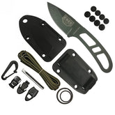 ESEE survival knife with OD kit for rugged outdoor prep