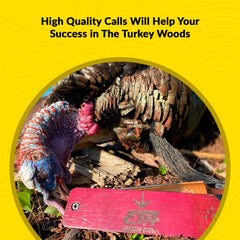 ESH Turkey Box Call weather coating close-up, emphasizing all-weather performance.