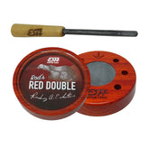 ESH double-sided turkey pot call front glass for loud, realistic hen sounds