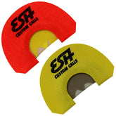 ESH turkey mouth calls 2-pack closeup of reeds for lifelike hen sounds.