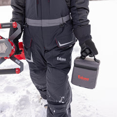 Interior dividing wall keeps batteries separated and fits the Eskimo E40 Charger.