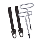 Eskimo Ice Anchors deliver secure anchoring for a stable ice setup.