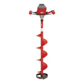 Eskimo E40 8-inch ice auger powering through ice with precision and speed