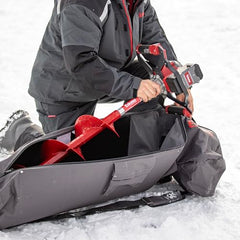 Eskimo Electric Auger Carry Bag reinforced interior shell protects the E40 auger.