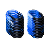 Esquirla fishing reel handle grip cover blue angle view enhances comfort and control